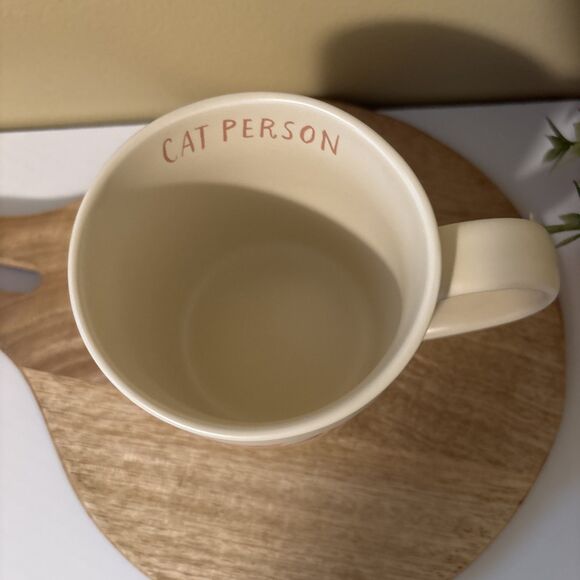 Opalhouse 16oz Stoneware "Cat Person" Coffee Tea Mug 2023 NWT Birthday,Gift - Picture 6 of 8